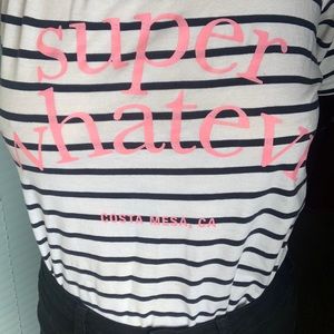 Super Whatevr stripped tee